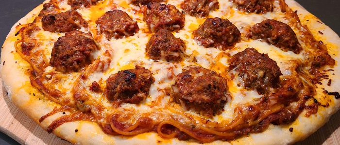 Meatballs Pizza  16" 