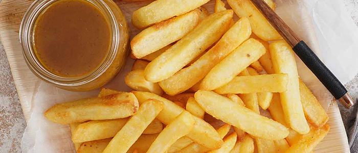 Chips With Curry Sauce - Kids 