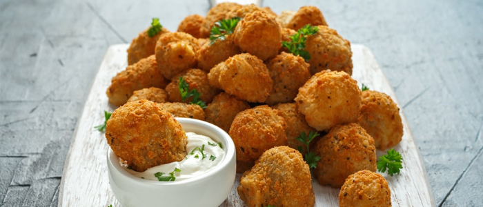 Battered Mushrooms 