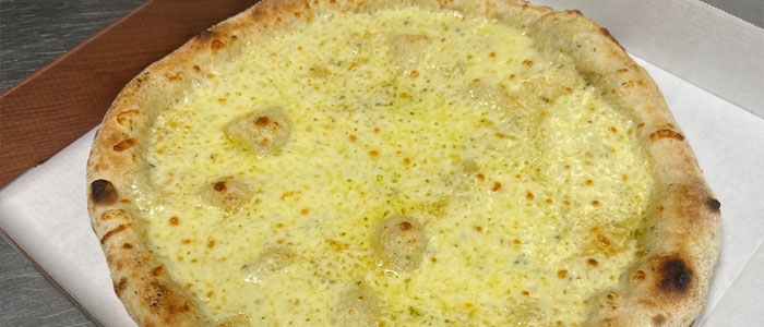 Garlic Pizza & Cheese  10" 